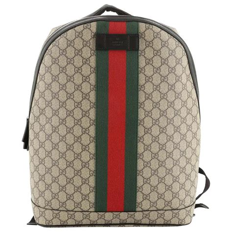 gucci canvas backpack for cheap|vintage gucci backpack.